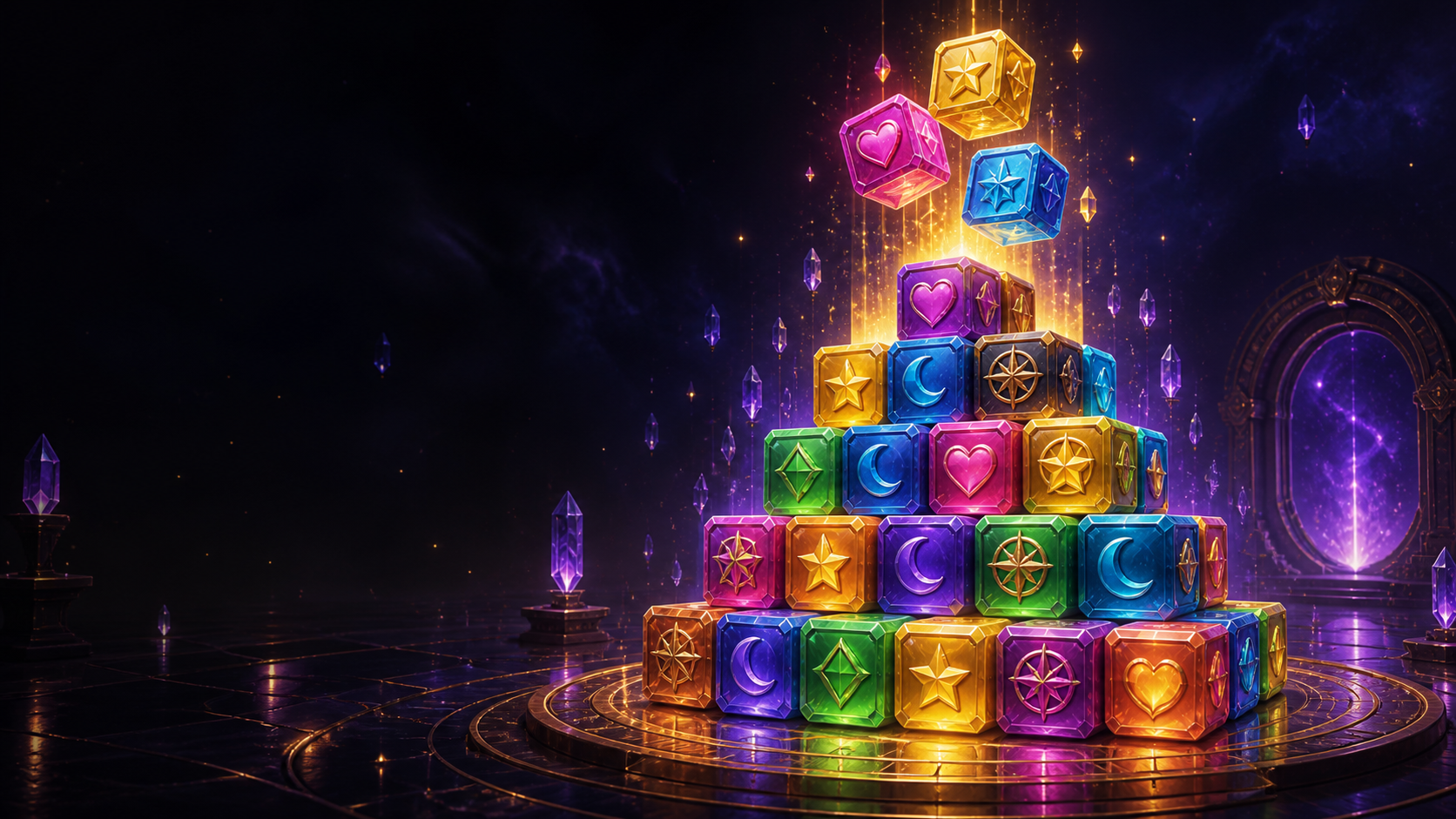 Cuboz BlockFree gameplay art
