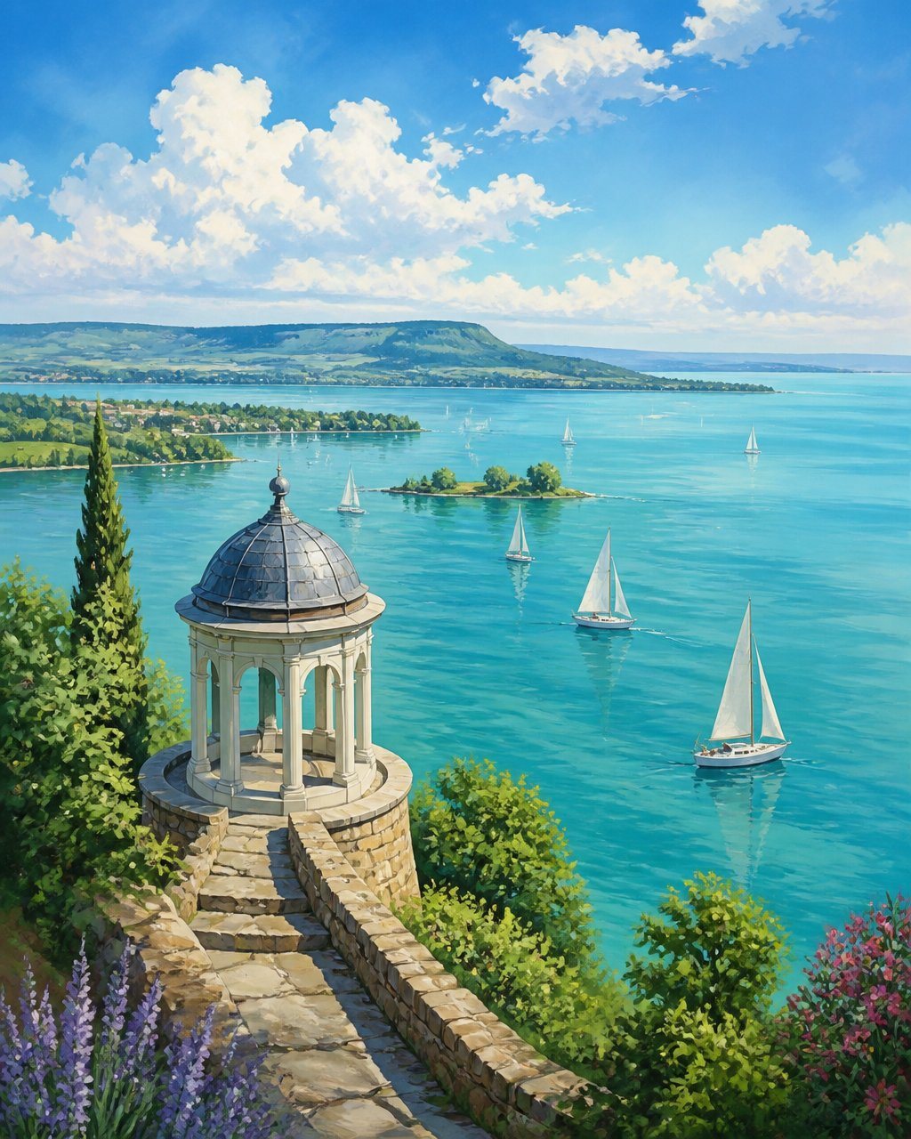 Cuboz Regatta Match sailing art